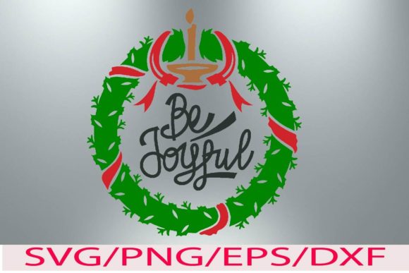 Christmas Wreaths and Quote 14 Graphic Templates