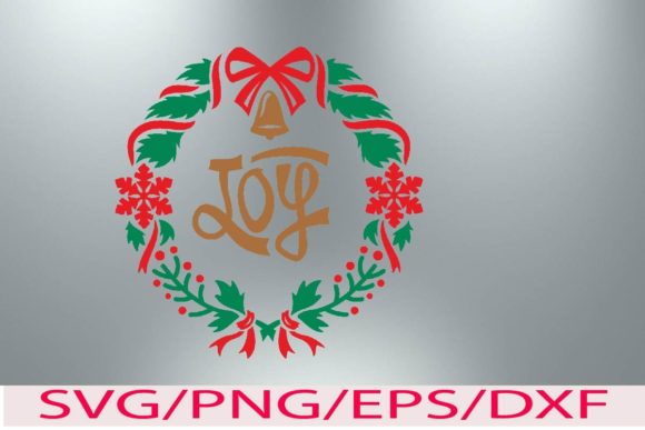 Christmas Wreaths and Quote 18 Graphic Templates