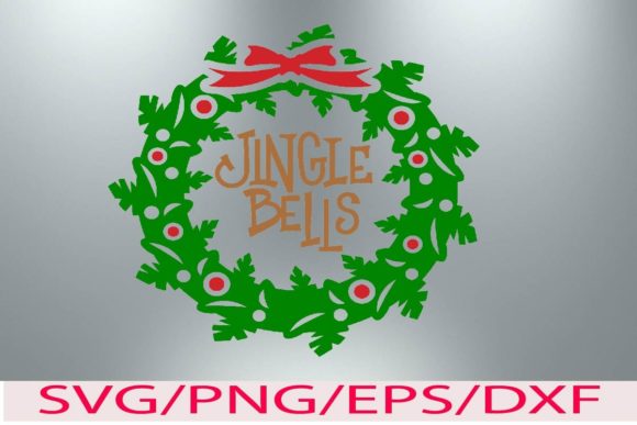 Christmas Wreaths and Quote 9 Graphic Templates