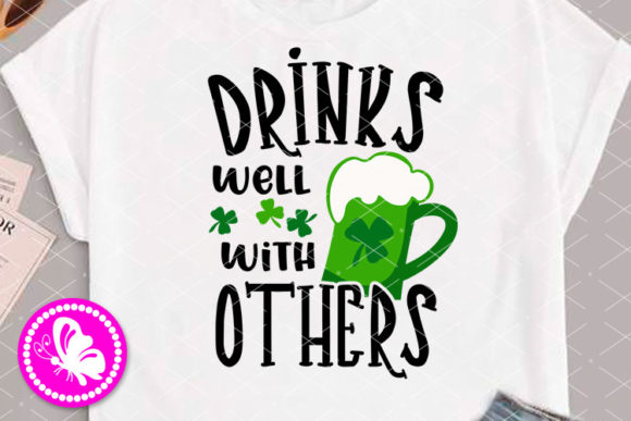 Drinks Well with Others Quote Irosh - A Versatile Graphic Design Asset