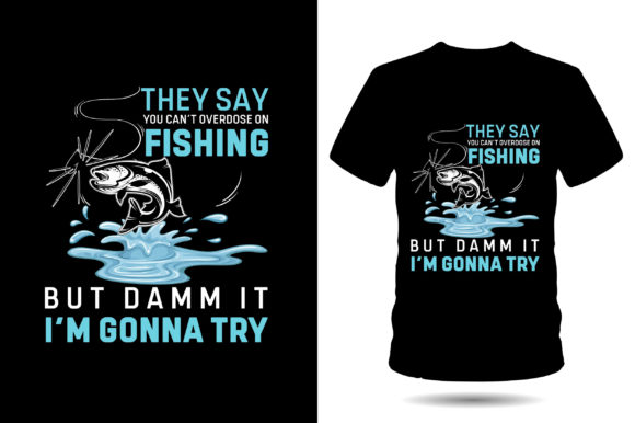 Fishing Tshirt Design Graphics for Branding and Marketing