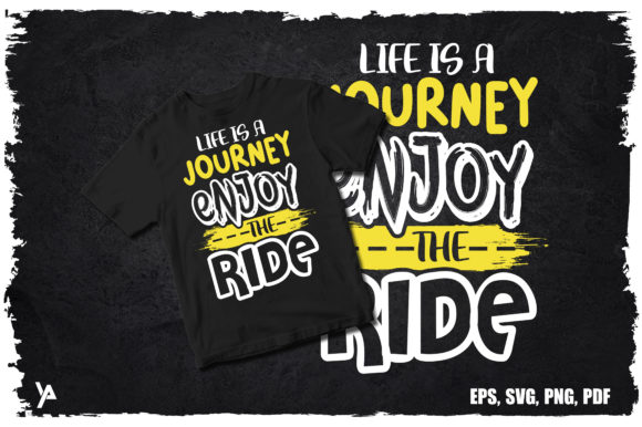 Life is a Race Typography Quote Shirt for Print Templates and Graphics