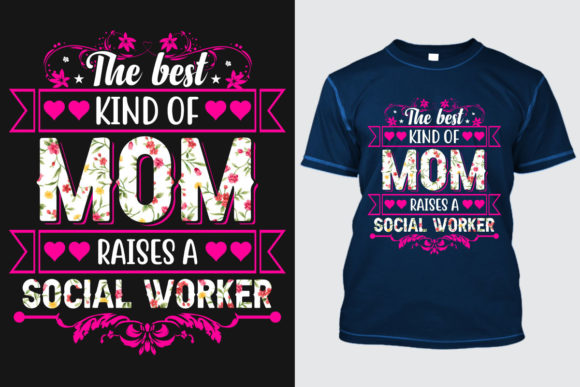Mothers Day T-Shirt Design 16: A Versatile Graphic Asset for Content Publishing