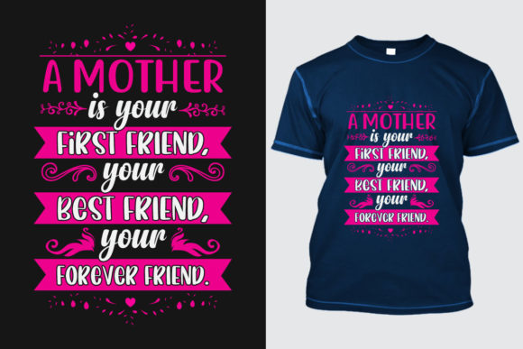 Mothers Day T-Shirt Design 21: A Graphic Asset for Creative Projects