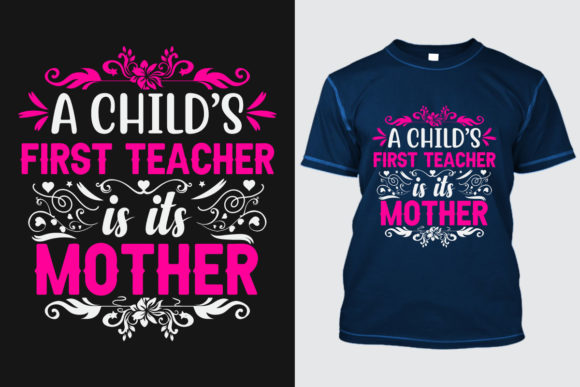 Mothers Day T-Shirt Design 25: A Graphic Design Asset for Branding